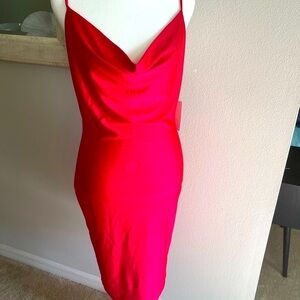 Iris juniors red evening dress size M